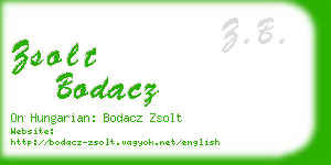 zsolt bodacz business card